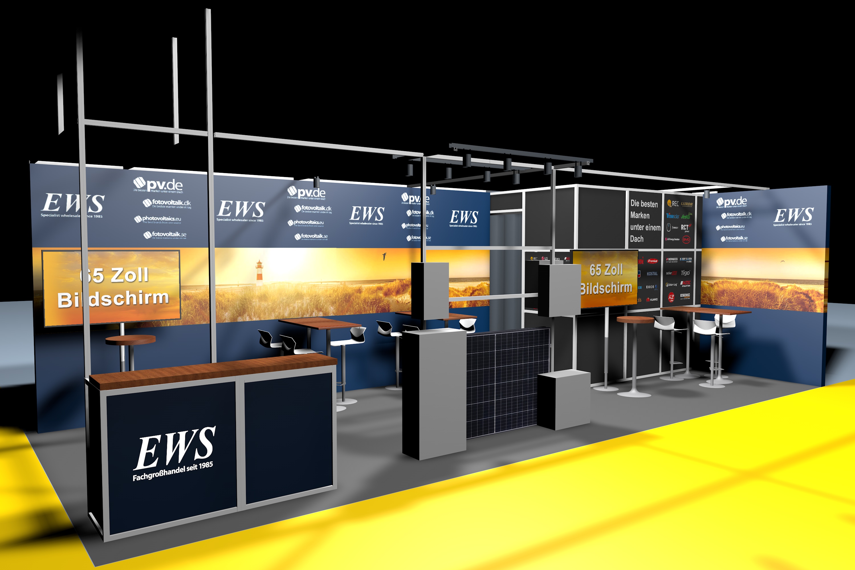 EWS Messestand auf der Solar Solutions 2022