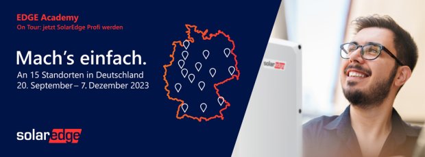 SolarEdge Trainingstour 2023
