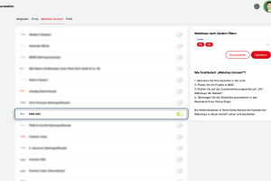 2. EWS in Ihrem K2-Profil als Favorit festlegen