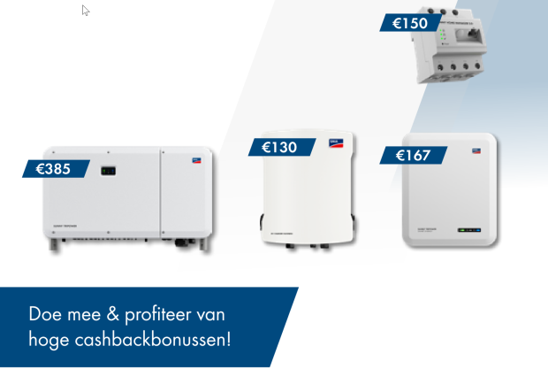 SMA cash-back actie