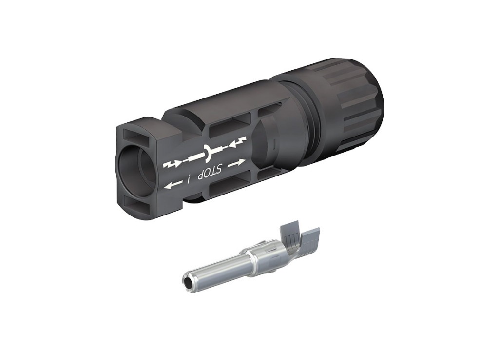 MC-hanstik Typ 4, 4-6mm² PV-KST4/6I-UR, kabler d= 5-6mm