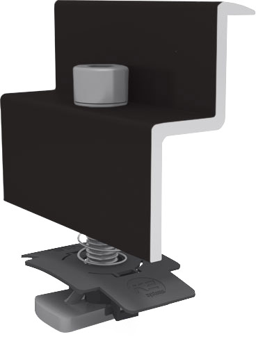 K2 Set End-clamp 39-41mm, black anodised