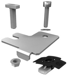 K2 SolidRail cross connector set