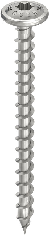 K2 wood screw with countersunk head 6x70, A2