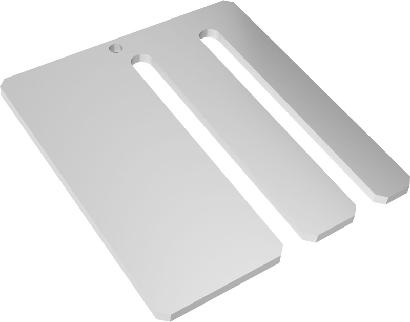 K2 Kompensationsplade til tagkroge 4mm