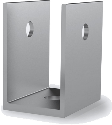 K2 TiltUp Vento Foot - forbindelsesstykke mellem betonfundamentet og TiliUp Vento Brace.