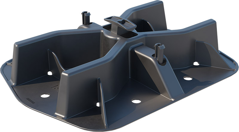 ENSTALL FlatFix Wave bundplade