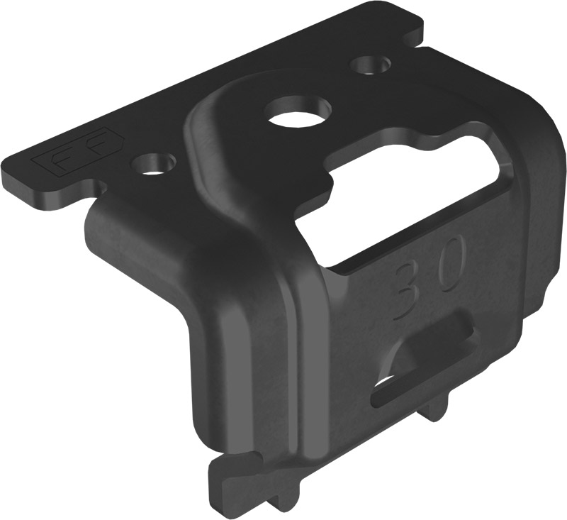 ENSTALL FlatFix End clamp black 30mm