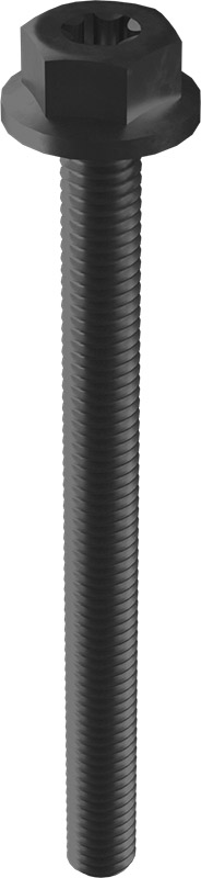 ENSTALL montageskrue M6 x 70 mm sort