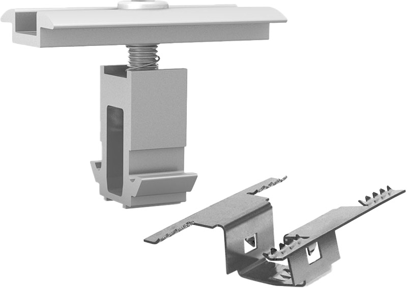 K2 DomeClamp sæt Mellemklemme 30-50mm inkl. TerraGrif