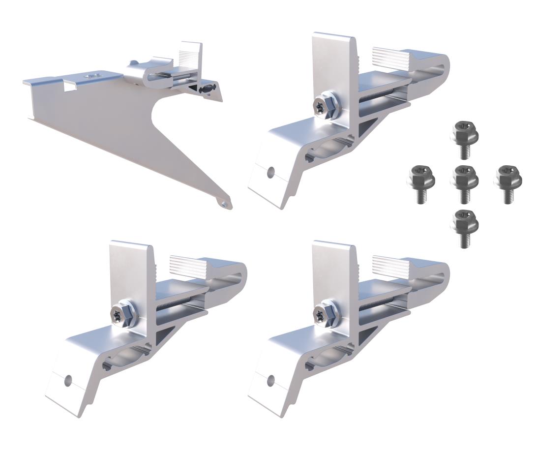ENSTALL FlatFix Wave Winddeflektor-Klammer Set