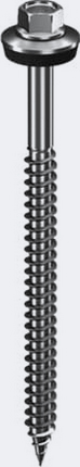 KK2 Hexagonal drill screw 6.8 x 140 mm incl. mounted sealing washer