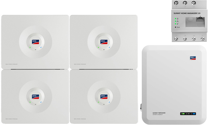 SMA Sunny Tripower 5.0 Smart Energy + SMA Home Storage 13.12 kWh