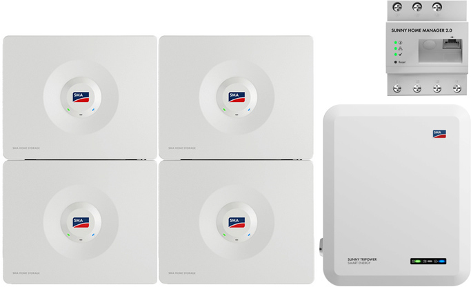 SMA Sunny Tripower 8.0 Smart Energy + SMA Home Storage 13.12 kWh