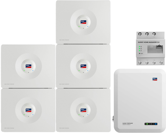 SMA Sunny Tripower 10.0 Smart Energy + SMA Home Storage 16.4 kWh
