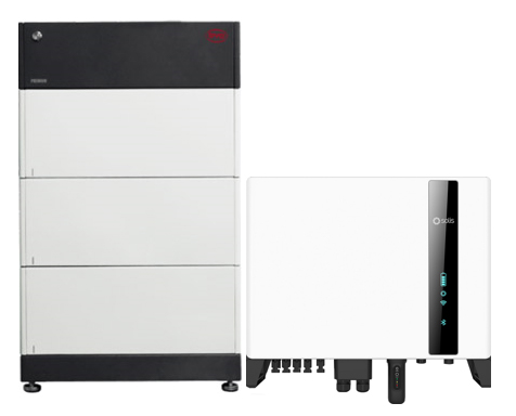 Solis S6 5KW 3Ph Hybrid Inverter inkl. Smart Meter + BYD Hochvolt Battery-Box Premium HVS 7.7