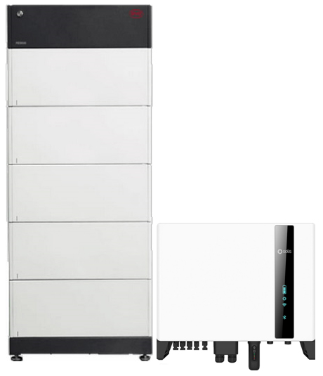 Solis S6 10KW 3Ph Hybrid Inverter inkl. Smart Meter + BYD Hochvolt Battery-Box Premium HVS 12.8