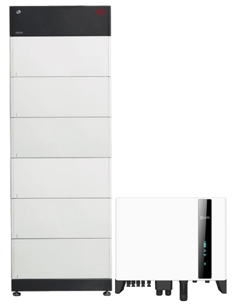 Solis S6 8KW 3Ph Hybrid Inverter inkl. Smart Meter + BYD Hochvolt Battery-Box Premium HVM 16.6