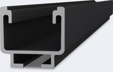 K2 SolidRail Light; 4,80 m Black