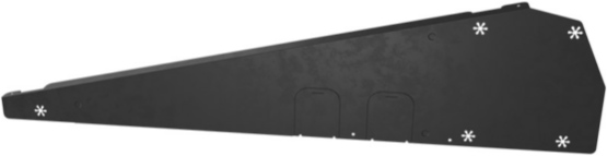 ENSTALL FlatFix Fusion Wind deflector right
