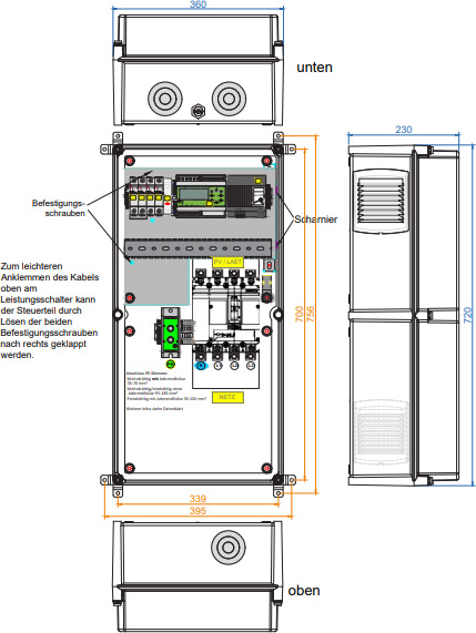 Enwitec Netz- und Anlagenschutz 155kW / 172,5kVA