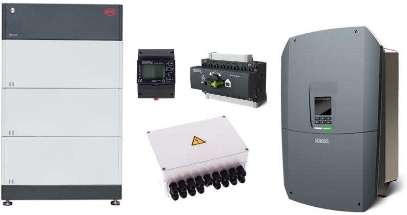 KOSTAL PLENTICORE S G3 (4,0 kW) + BYD 7.7 (HVS) Backup power functionality