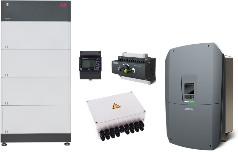 KOSTAL PLENTICORE S G3 (7,0 kW) + BYD 10.2 (HVS) Backup power functionality