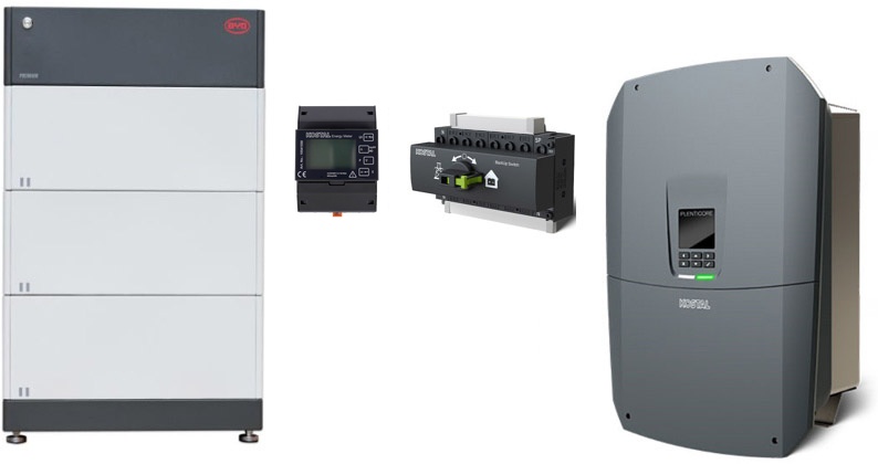 KOSTAL PLENTICORE M G3 (12,5 kW) + BYD 7.7 (HVS) Backup power functionality