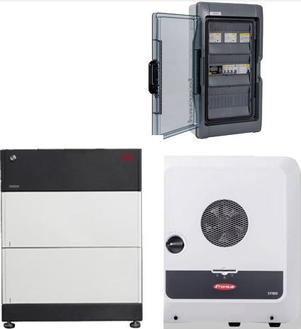 Fronius Symo Gen24 12.0 Plus with backup power + BYD 5.1 (HVS)