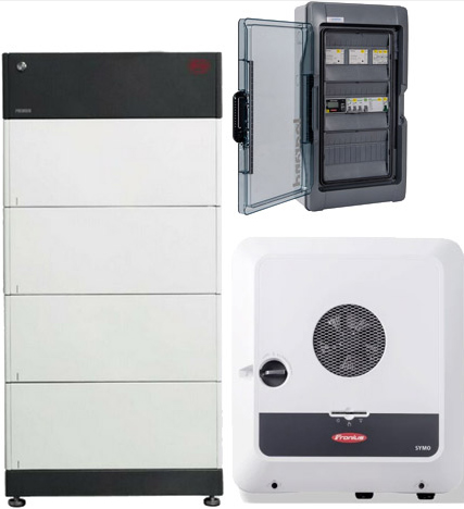 Fronius Symo Gen24 12.0 Plus with backup power + BYD 10.2 (HVS)