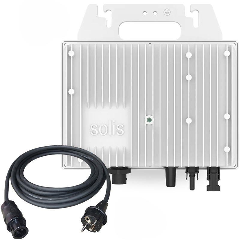 1x Solis S6 Ultra Mini 800W 1Ph Inverter, 1 MPPT, DC + 1x Kabel