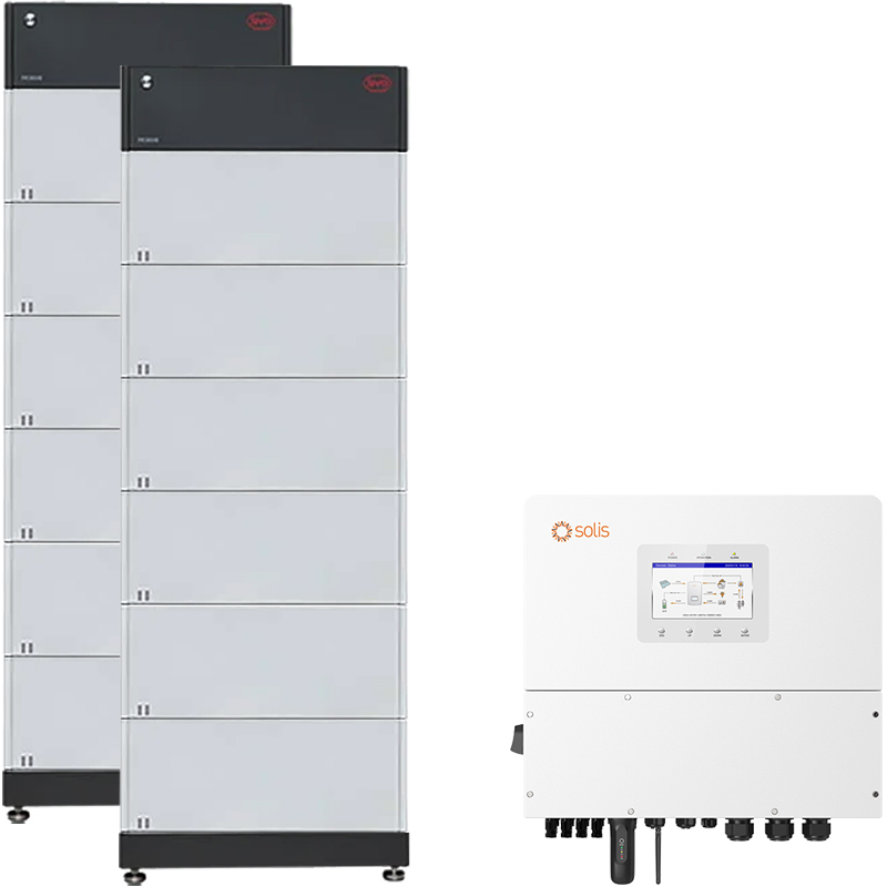 Solis S6 50kW 3Ph Hybrid Inverter + BYD 33.2 (HVM) with emergency power