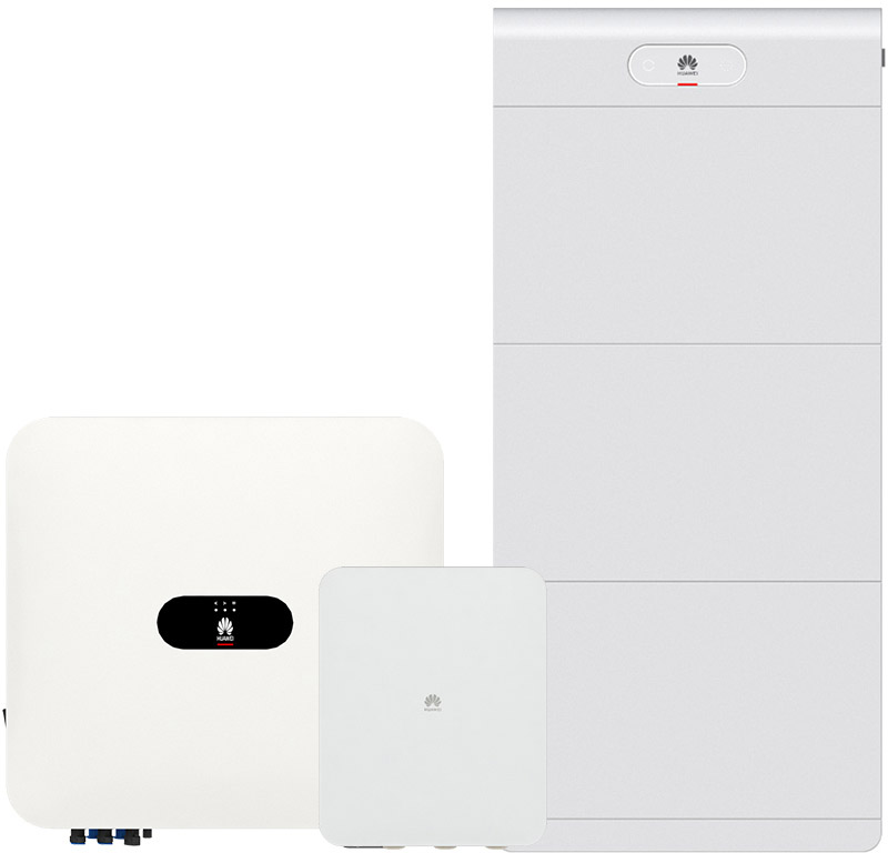 Huawei SUN2000-12K-MAP0 + LUNA2000-21kWh-S1 (20,7 kWh) Backup power functionality + SA4H-A02