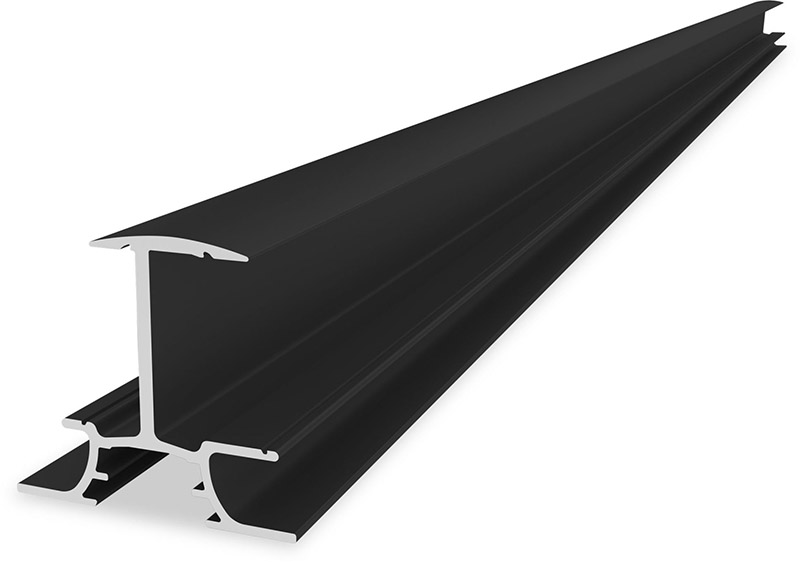 InsertionRail 2.0 - 30; 3.65 m Black