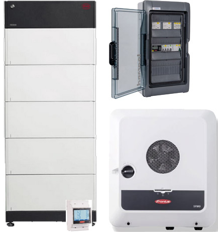 Fronius Symo Gen24 12.0 Plus with backup power + BYD 12.8 (HVS)