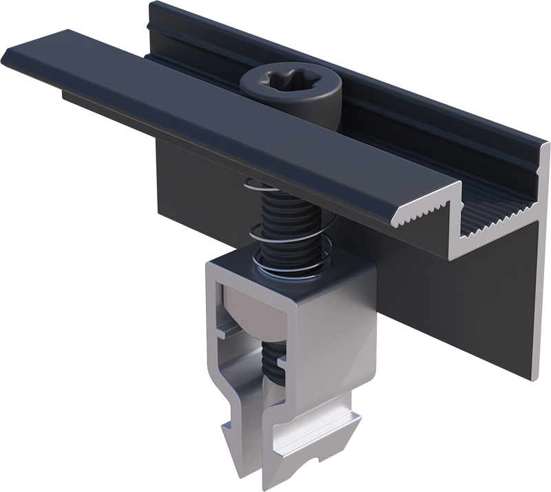 ENSTALL Easy end clamp 30 mm - black