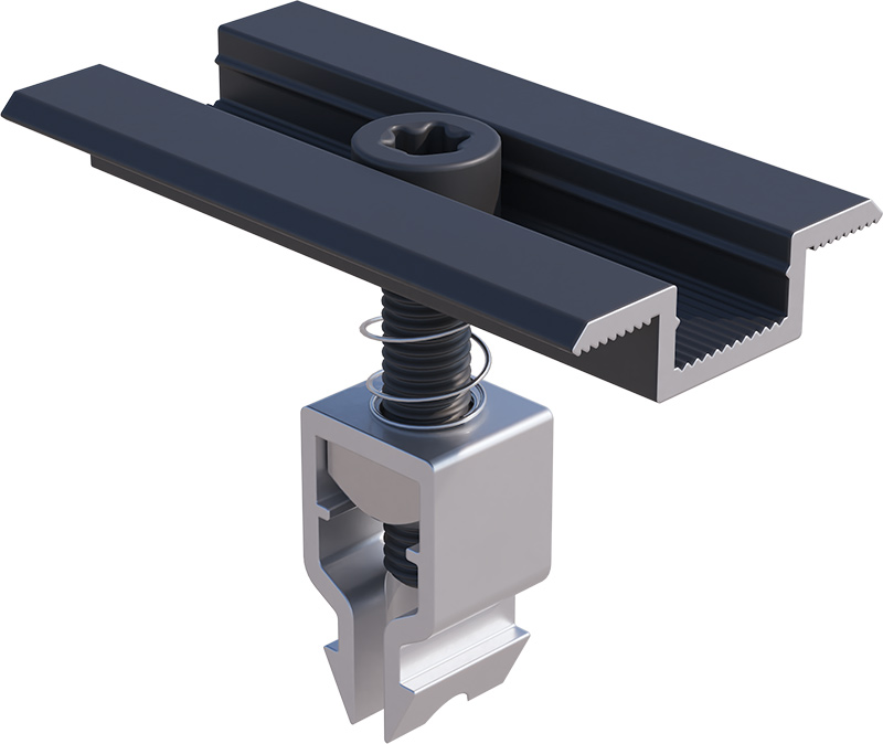 ENSTALL Easy mellemklemme, 26-30 mm - sort