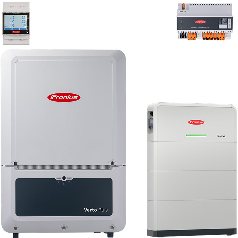Fronius Verto 20 Plus + Reserva 9,5 with emergency power