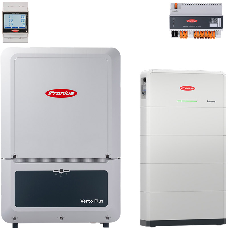 Fronius Verto 20 Plus + Reserva 12,6 with emergency power