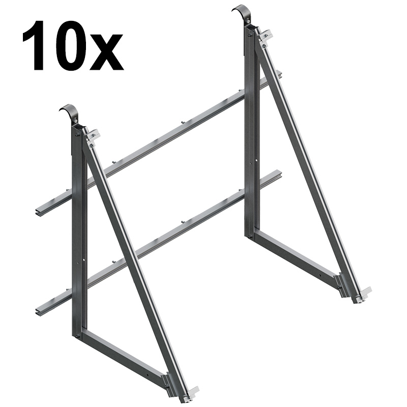 10x ENSTALL Plugin-PV mountingsystem 66H1-B, aluminium anodized