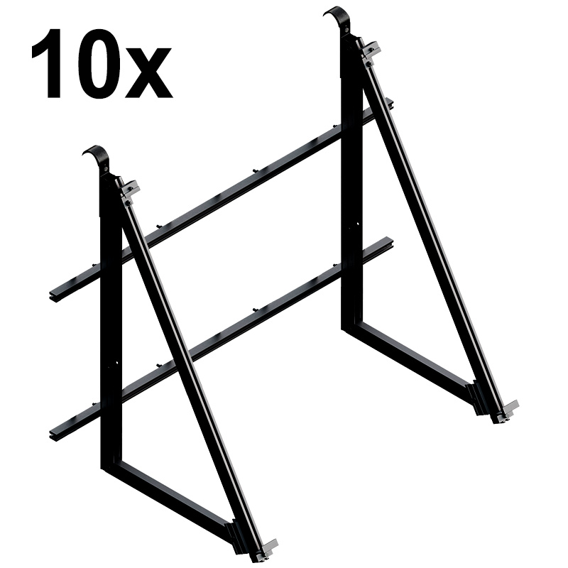 10x ENSTALL Plugin-PV mountingsystem 66H1-B, black