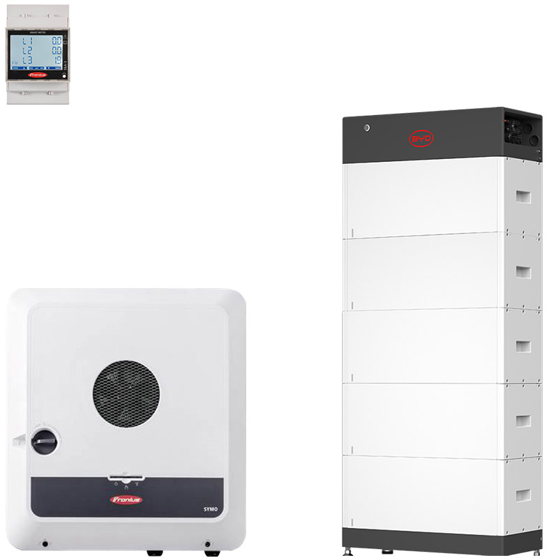 Fronius Symo GEN24 10.0 + BYD 12.8 (HVS+)