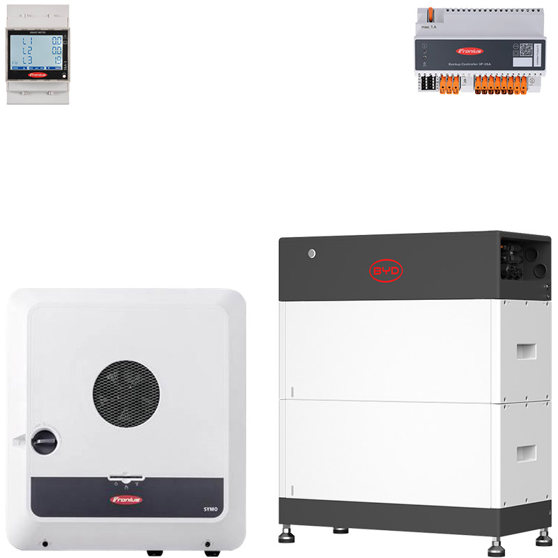 Fronius Symo GEN24 6.0 + BYD 5.1 (HVS+) with emergency power