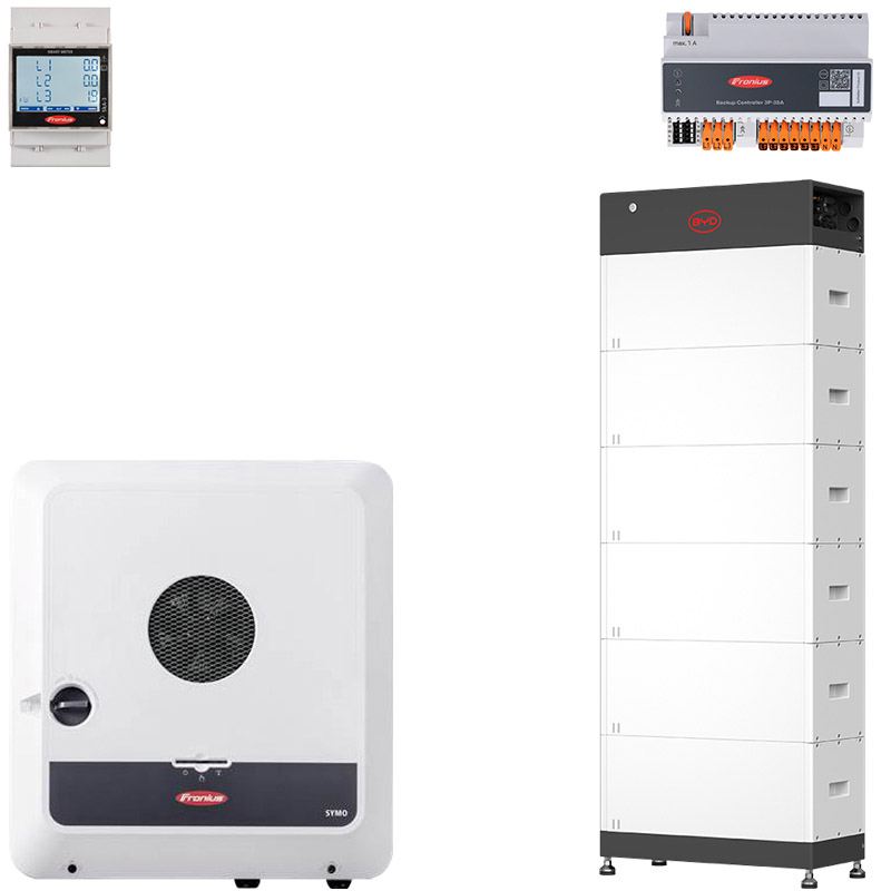 Fronius Symo GEN24 12.0 + BYD 16.6 (HVM+) with emergency power