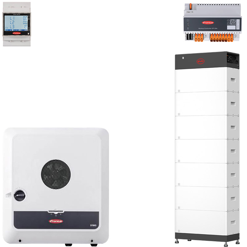 Fronius Symo GEN24 12.0 + BYD 19.3 (HVM+) with emergency power