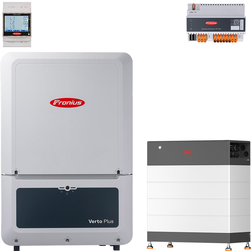 Fronius Verto Plus 15.0 + BYD 11.8 (HVB) with emergency power
