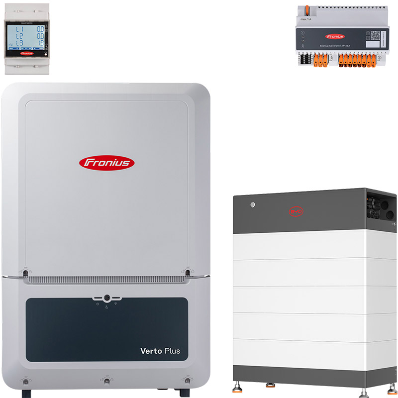 Fronius Verto Plus 17.5 + BYD 14.8 (HVB) with emergency power
