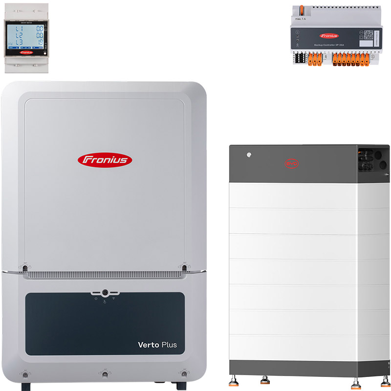 Fronius Verto Plus 17.5 + BYD 20.7 (HVB) with emergency power