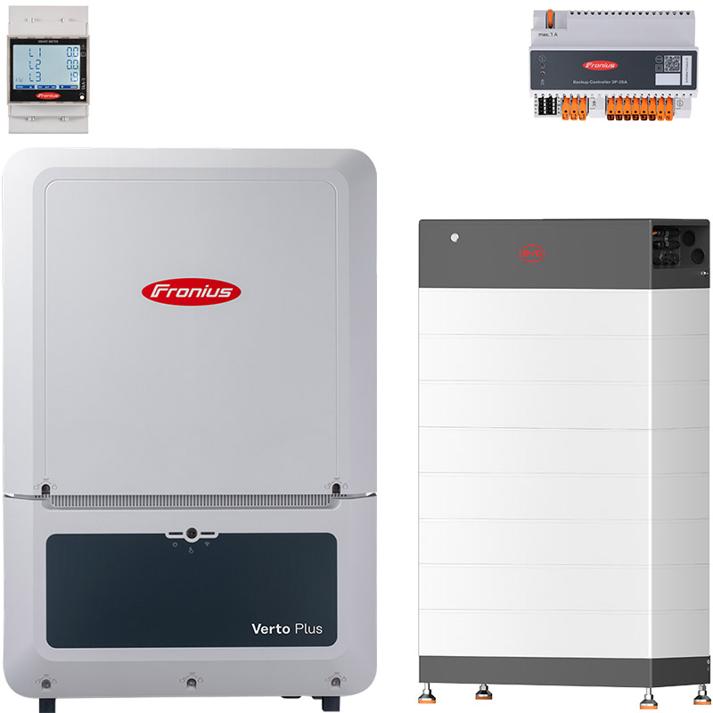 Fronius Verto Plus 17.5 + BYD 23.7 (HVB) with emergency power