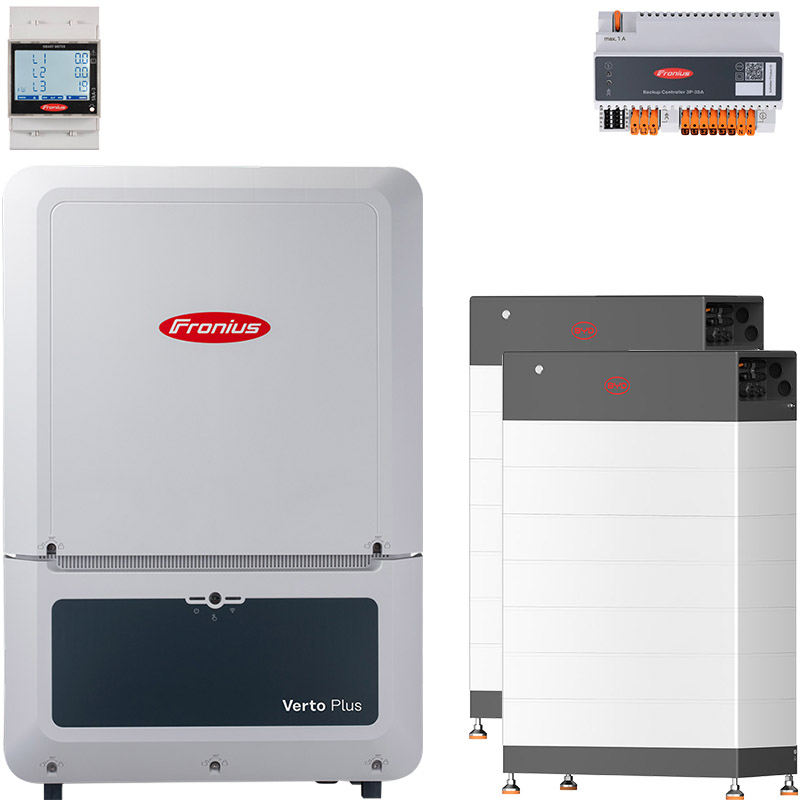 Fronius Verto Plus 17.5 + BYD 41.5 (HVB) twin tower with emergency power